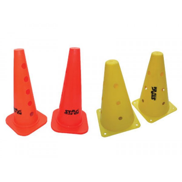 STAG Marker Cones with Holes 12" (Set of 5)